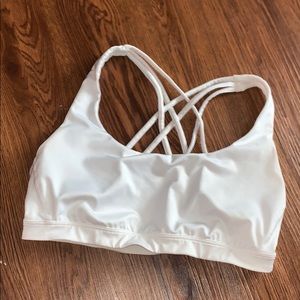 White VS Sports Bra